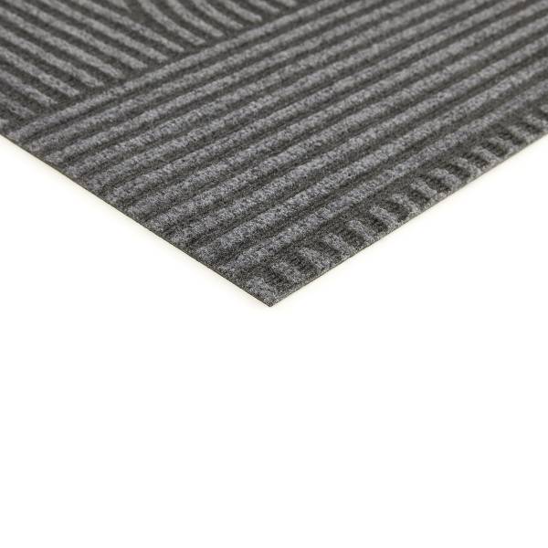 Tapis d'entrée Yukon Polyester - Gris foncé - 40 x 60 cm