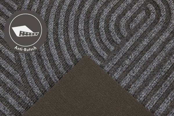 Tapis d'entrée Yukon Polyester - Gris foncé - 40 x 60 cm