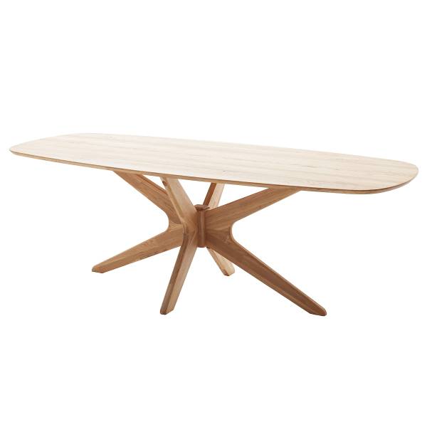 Massiver Esstisch Waida 140 x 90 cm