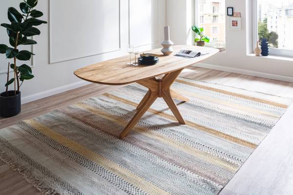 Massiver Esstisch Waida 140 x 90 cm