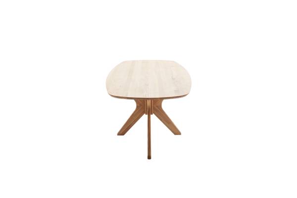 Massiver Esstisch Waida 140 x 90 cm