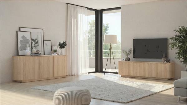 TV-Lowboard Adriatico Eiche Lindberg Dekor