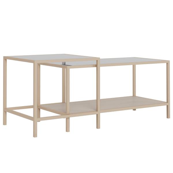 Couchtisch Coogee 2er-Set Sandgrau
