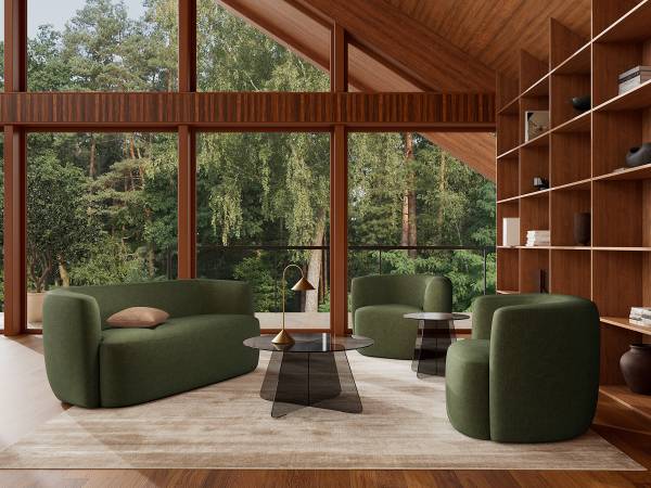Couchtisch Shaws Glas - Grau