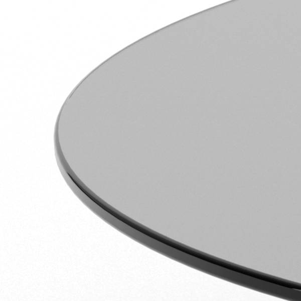 Couchtisch Shaws Glas - Grau