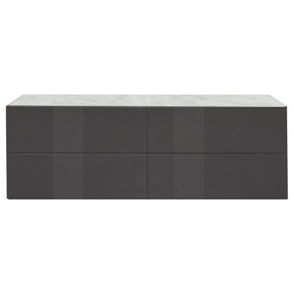 TV-Lowboard Bany Wende-Deckplatte Typ B Dunkelgrau