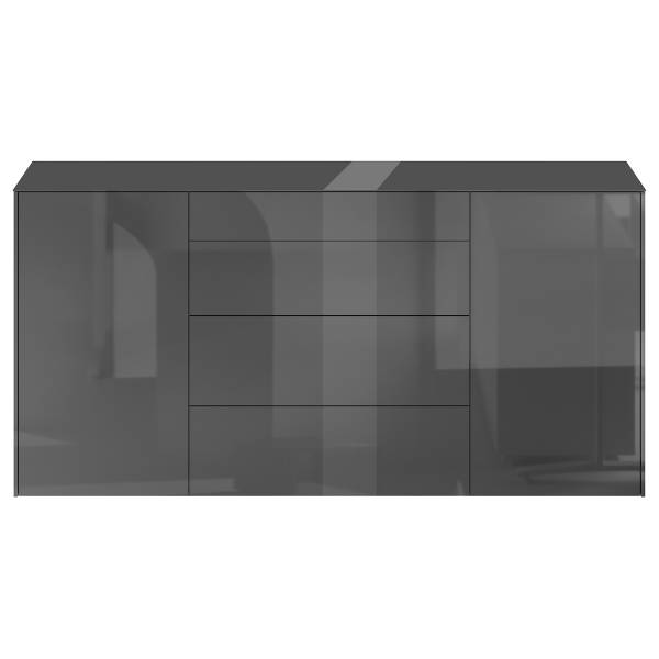 Sideboard Bany - Breite 179 cm Dunkelgrau
