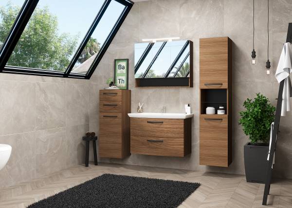 Wastafel Stankiv 90 cm walnotenhouten look