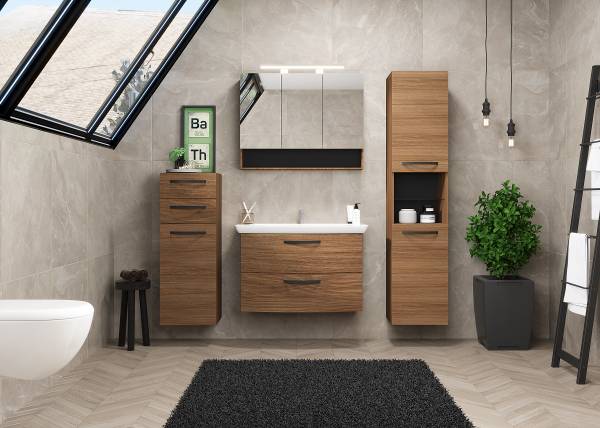 Wastafel Stankiv 90 cm walnotenhouten look