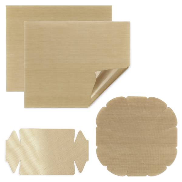 Backpapier Tabas Polytetrafluorethylen - Braun - wiederverwendbar - 4-teilig