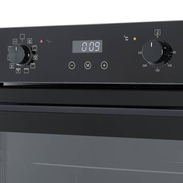 Autarker Einbaubackofen AB701-19 Schwarz