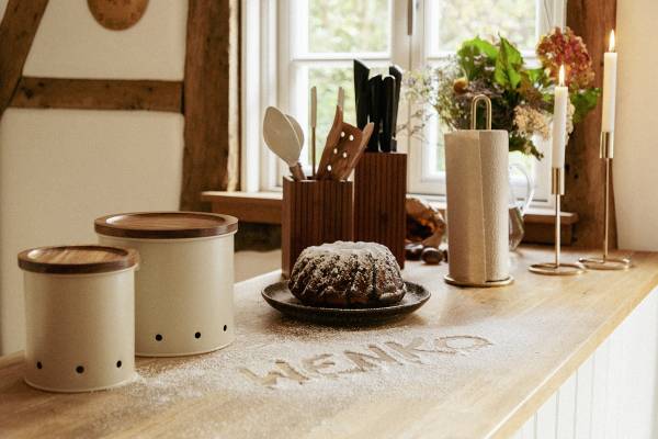 Boîte conservation Aria lot de 2 acier - beige