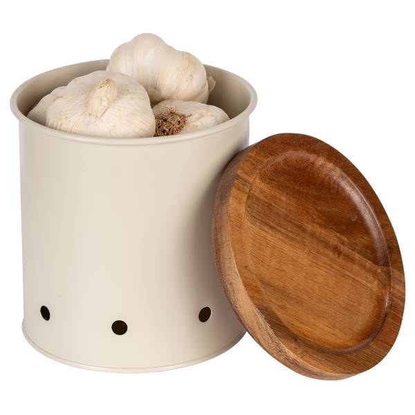 Boîte conservation Aria lot de 2 acier - beige
