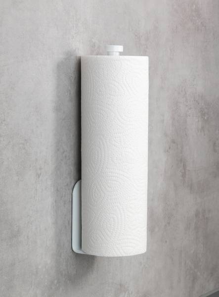 Küchenrollenhalter Nio Aluminium - Weiß