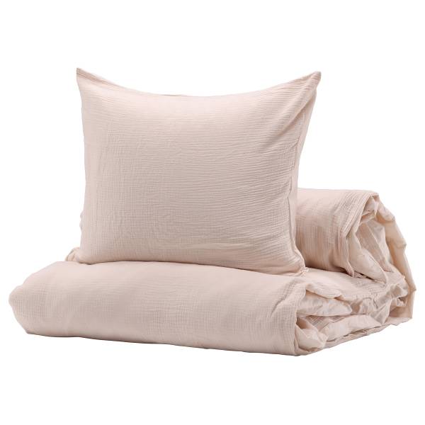Set plaid Mila Coton - Rose foncé