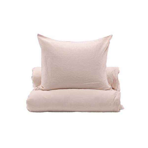 Set plaid Mila Coton - Rose foncé