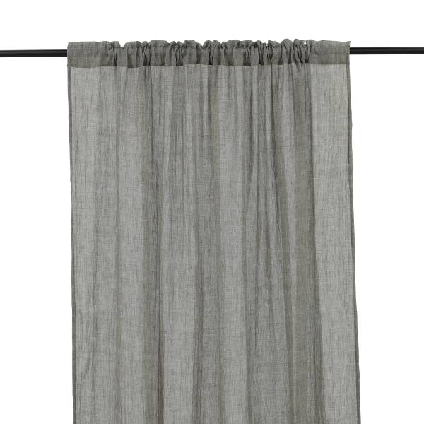 Fertiggardine Elena Polyester - Dunkelgrau