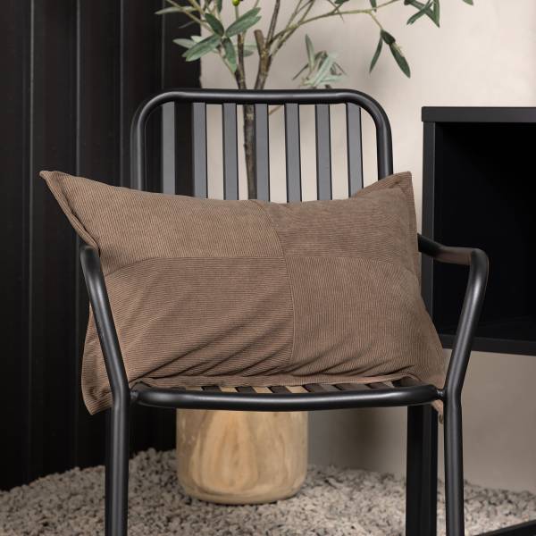 Housse de coussin Tuva Polyester - Marron - 60 x 40 cm
