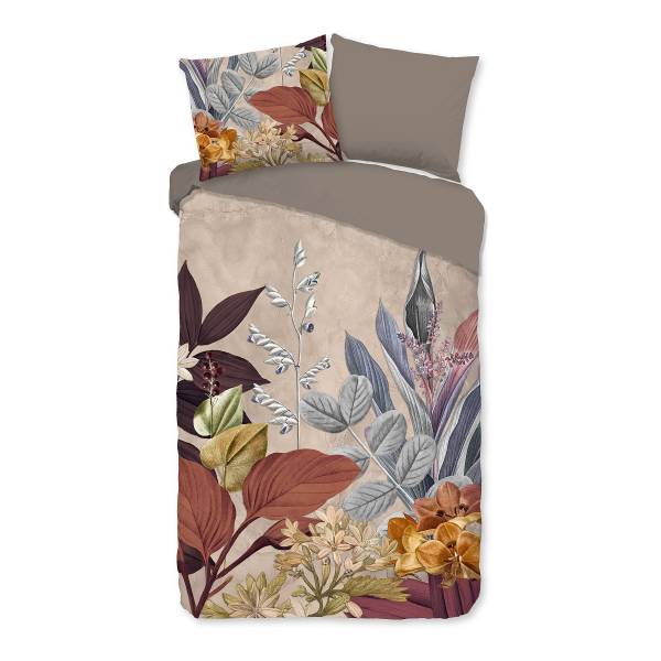Renforcé-Bettwäsche 10138 Renforcé - Sand - 140 x 200/220 cm + Kissen 70 x 60 cm