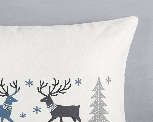 Linge de lit flanelle 33362 flanelle - bleu clair - 135 x 200 cm + oreiller 80 x 80 cm