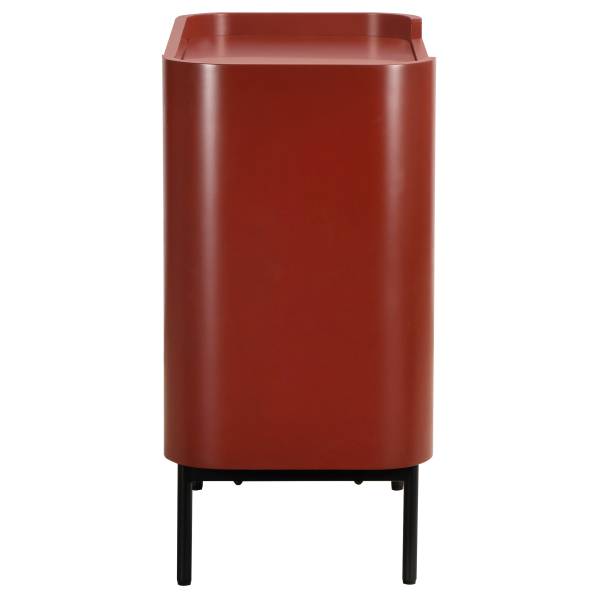 Kommode EKKOR Dunkelrot - Höhe: 84 cm