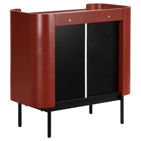 Kommode EKKOR Dunkelrot - Höhe: 84 cm