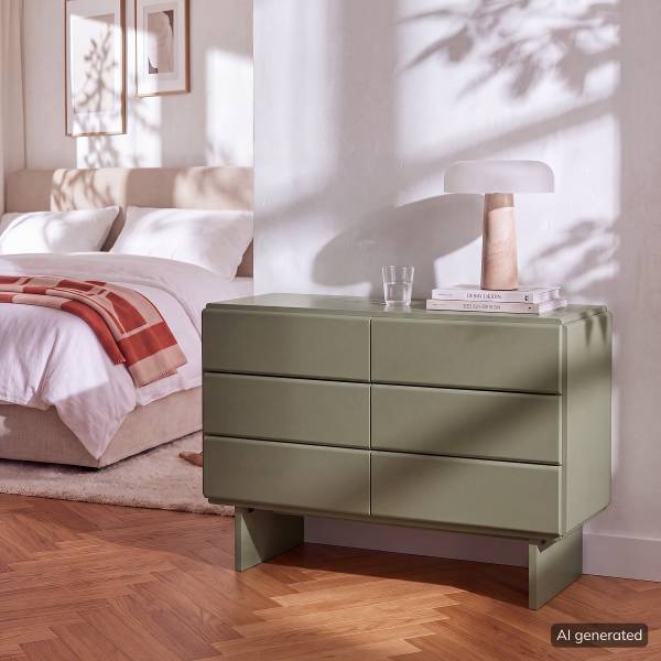 Sideboard RUSEA Olivgrün