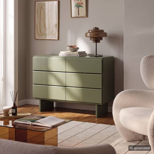 Sideboard RUSEA Olivgrün