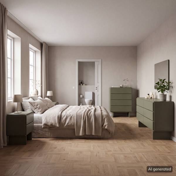 Sideboard RUSEA Olivgrün