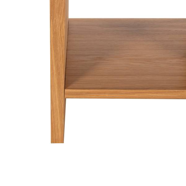 Furnierte Nachtkommode JANER Eiche