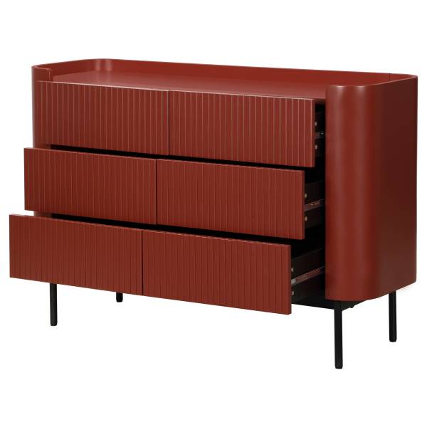 Sideboard EKKOR Dunkelrot