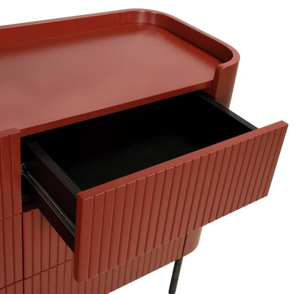 Sideboard EKKOR Dunkelrot