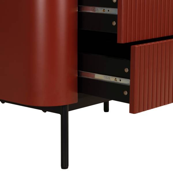 Sideboard EKKOR Dunkelrot