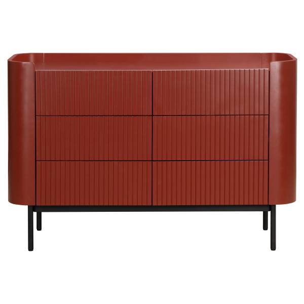 Sideboard EKKOR Dunkelrot