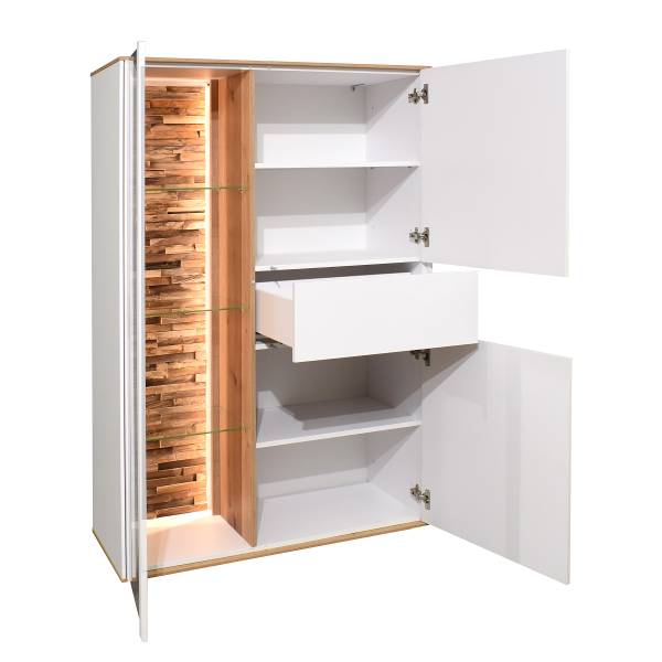 Highboard Kador Weiß - Gleiter