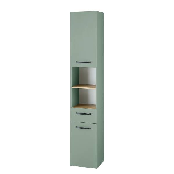 Hochschrank Quickset 500 Salbei - Breite: 32 cm