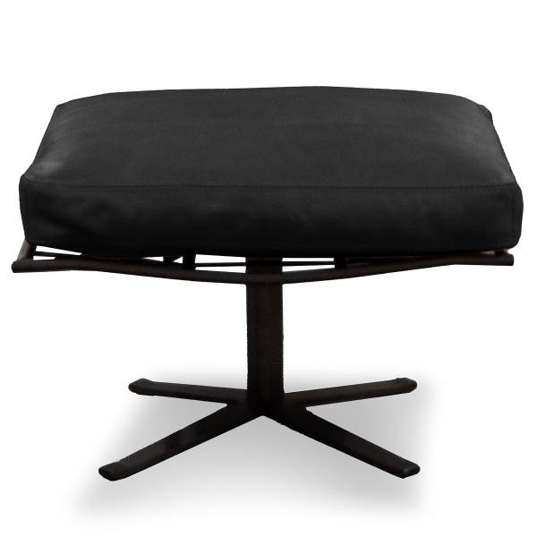 Sessel NIVELLO Echtleder Bulle: Schwarz