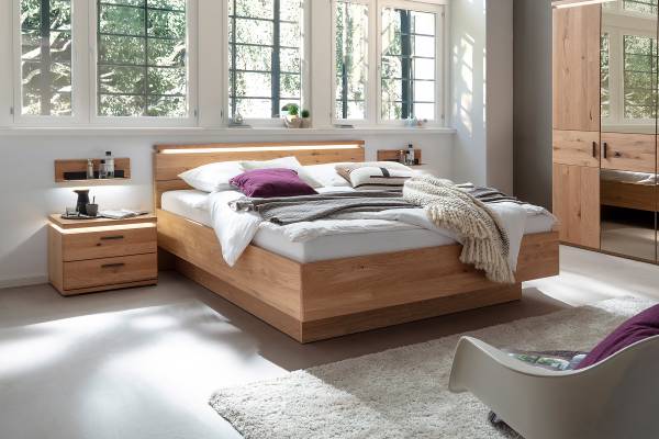 Struttura letto Roukko Rovere - 160 x 200cm