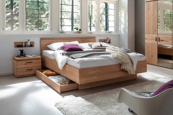 Struttura letto Roukko Rovere - 160 x 200cm