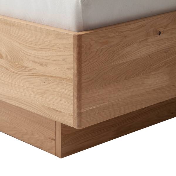 Struttura letto Roukko Rovere - 160 x 200cm