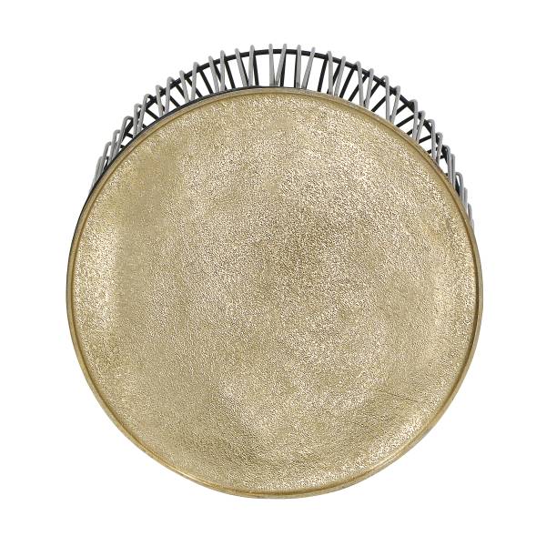 Beistelltisch Kahko Typ B Metall - Gold / Schwarz