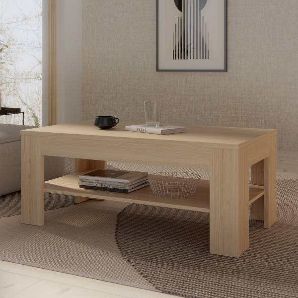 Couchtisch Albel Eiche Hell Dekor