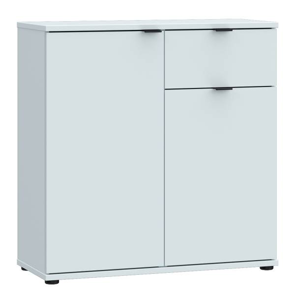 Kommode Odkol mit Schublade Hellgrau - Breite: 80 cm