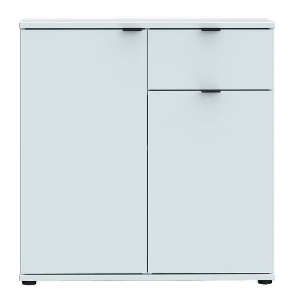 Kommode Odkol mit Schublade Hellgrau - Breite: 80 cm
