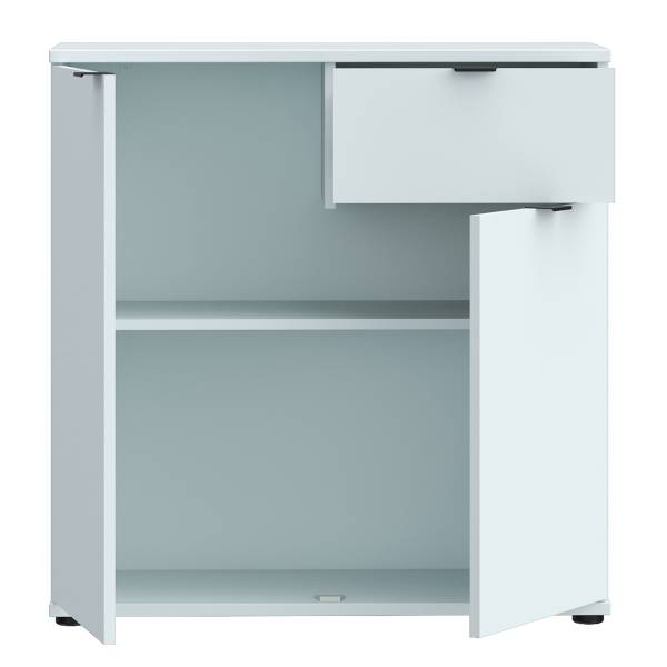 Kommode Odkol mit Schublade Hellgrau - Breite: 80 cm