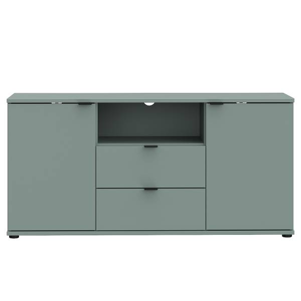 Meuble TV Odkol Gris menthe - Hauteur : 63 cm