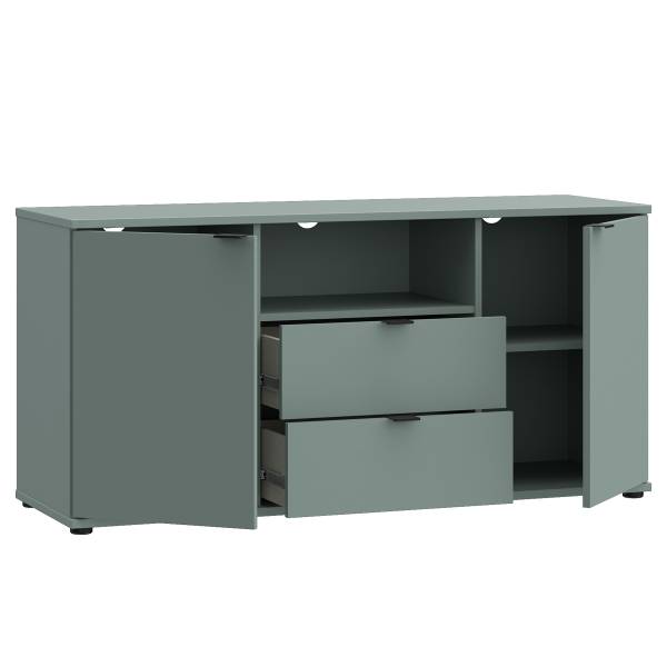 Meuble TV Odkol Gris menthe - Hauteur : 63 cm