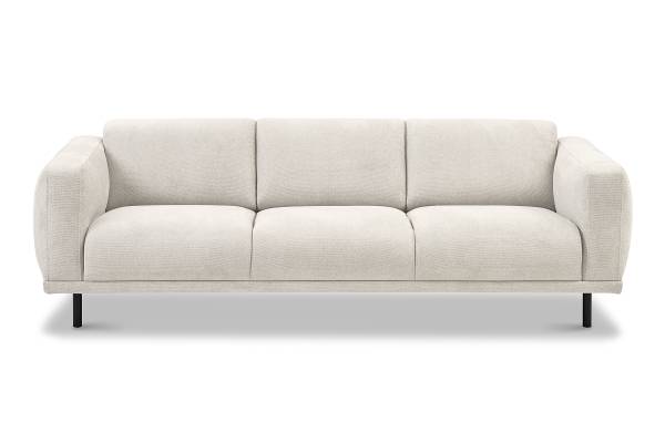 3-Sitzer Sofa DABBY Webstoff Palmira: Creme