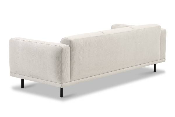 3-Sitzer Sofa DABBY Webstoff Palmira: Creme