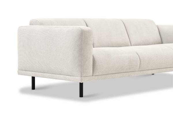 3-Sitzer Sofa DABBY Webstoff Palmira: Creme